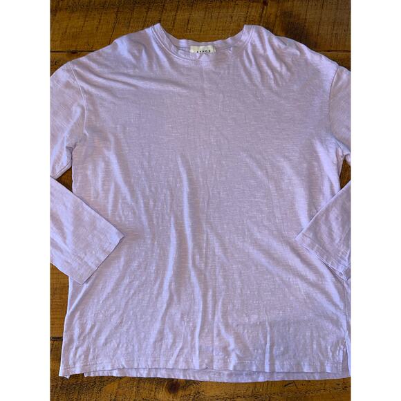 Mens ETHOS Light Purple Lightweight Soft Long Sleeve‎ Casual Shirt - Picture 1 of 6